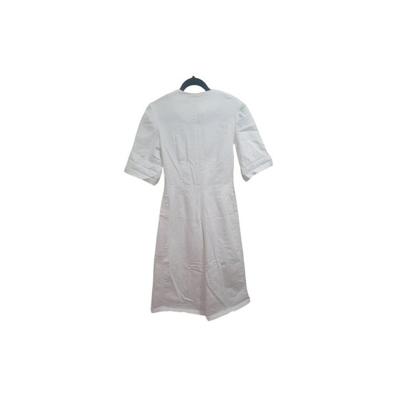 MEG ROUND POCKET JUMPSUIT WHITE Size S - Picture 5 of 14